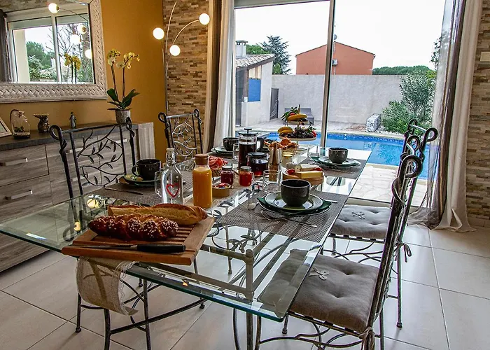 فندق مبيت وإفطار Chez Serge Et Isa Pomérols